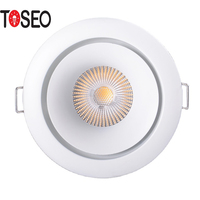 Vente flash : Plafonniers encastrés LED COB 10W IP65 Gu10, ignifuges, en aluminium moulé sous pression, orientables, éclairage ponctuel encastré pour la maison, entrée 12V