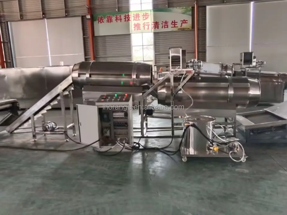 500 KG/H Twin Parafuso Milho Chips Snacks Flocos Food Making Machine Puff Corn Extrusora