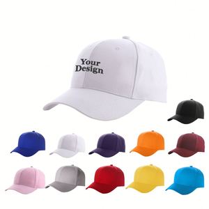 Casquettes en coton pour le sport avec logo brodé personnalisé pour la publicité promotionnelle des entreprises - Product Image 1