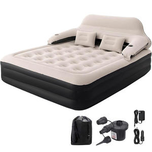 Fast Inflation Inflatable <b>Mattress</b> Self Inflatable Queen Size Flocked Air Bed Hospital Bedroom Use Eco-Friendly Durable - Product Image 2