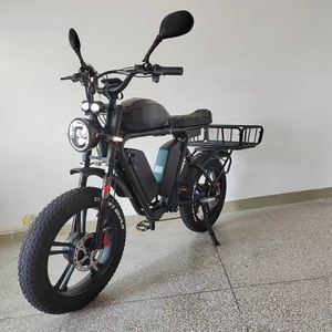 Vélo Cargo Électrique 52V Double <span class=keywords><strong>Moteur</strong></span> <span class=keywords><strong>2000W</strong></span> 70Ah Suspension Intégrale Frein Hydraulique Pneus Larges Cadre en Alliage d'Aluminium Vélo Électrique Fatbike - Product Image 3