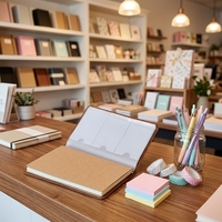 Agenda portable rechargeable en tissu et liège, très bien noté, avec inserts en papier kraft de haute qualité et fermeture élastique sécurisée