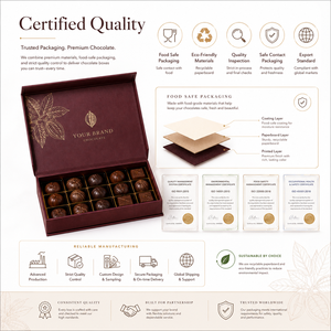 Scatola Regalo Personalizzata di Lusso per Barrette di <span class=keywords><strong>Cioccolato</strong></span> <span class=keywords><strong>e</strong></span> Fragole con Finestra, Vuota, Design Personalizzabile Gratuito per Matrimoni <span class=keywords><strong>e</strong></span> Ramadan - Product Image 4