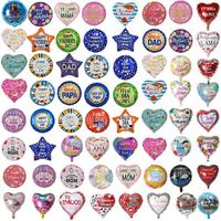 Nouveaux Ballons en Aluminium en Forme de Cœur de 18 Pouces pour la Fête des Mères 2026, Écologiques, Joyeuse Fête des Mères, Globos pour la Saint-Valentin, Décoration de Fête