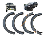 GWM P-series Commercial 2025 Arch Fender Fender Flare PP/Injection Moulding Smooth Finish/Matte Black  4x4 Wheel Arches 6pcs LED