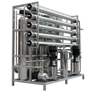 Línea Completa de Producción de Agua Pura por Ósmosis Inversa de Dos Etapas, 1000 LPH, Acero Inoxidable SS304, Agua Destilada - Product Image 2