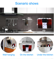 Purificador de Agua Doméstico de Ósmosis Inversa de 5 Etapas con Agua Fría y Caliente, Montado en la Pared