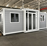 Maison Conteneur Extensible Personnalisée 20Ft 40Ft, Maison Préfabriquée 2 3 4 5 Chambres à Vendre, Habitation Préfabriquée Mobile, Maison Portable