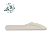 Nouvel Arrivage – Ensemble de Couverts Biodégradables en Bagasse Blanche de Qualité Supérieure – Fourchette, Cuillère et Couteau Jetables pour Usage Quotidien à Domicile