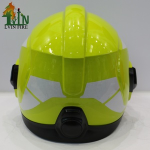 CAPACETE DE BOMBEIRO VULCAN NEO Type B EN443 Type F1 Casque de pompier avec lampe frontale intégrée - Product Image 3