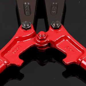 Cortador de Cables de Alta Resistencia Estilo Americano, Acero al Carbono Rojo, Grado Industrial, Tijeras Multiusos para Cortar Alambres y Varillas - Product Image 1