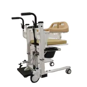 Silla de ruedas plegable multifunción, commode para transferencia de pacientes con rueda, 2022