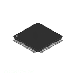 CY7C09279V-7AC หน่วยความจำ100ชิ้นส่วนอิเล็กทรอนิกส์ LQFP ผู้จัดจำหน่ายที่ได้รับอนุญาต - Product Image 1