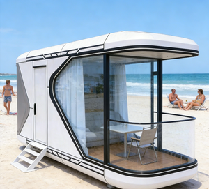 Maison préfabriquée de luxe écologique haut de gamme avec structure en acier, design moderne, caractéristiques imperméables pour une utilisation en extérieur - Product Image 3
