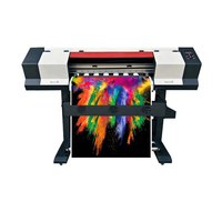 Impresora de inyección de tinta industrial comercial de gran formato, superventas de 2024, trazador de vinilo de lona XP600