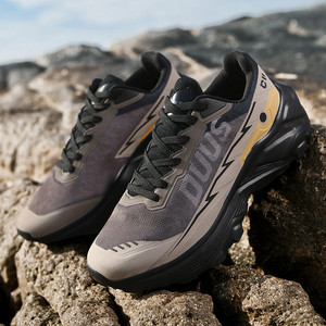 Фабричные индивидуальные новые модные амортизирующие кроссовки для бега и туризма, мужские спортивные туфли из сетки с подсветкой, дышащие - Product Image 3