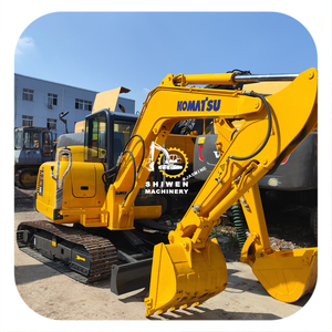 Excavatrice Komatsu PC56 d'occasion, moteur S4D87E-1, provenance Japon, mini-excavatrice sur chenilles pour travaux agricoles et de construction, PC35, PC55, PC58 - Product Image 1