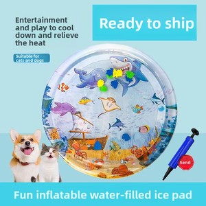 Colchoneta Inflable <span class=keywords><strong>de</strong></span> Agua Fría para Mascotas Yue, Diseño <span class=keywords><strong>de</strong></span> Dibujos Animados para Perros y Gatos, Colchoneta <span class=keywords><strong>de</strong></span> Verano Refrescante y Antideslizante para Mascotas - Product Image 2