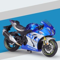 Haute qualité 1:18 2021 Gsx-R1000r alliage moulé sous pression moto jouet véhicule roue avant direction Simulation moto jouet