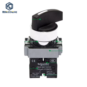 Interruptor Selector Rotatorio Industrial de 22mm, 2 Posiciones, 3 Posiciones Mantenidas, Modelos XB2BD45C, XB2BD33C, XB2BD41C, XB2BD25C, XB2BD21C - Product Image 1