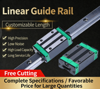 Rail de guidage linéaire haute précision 25 mm, guides linéaires CNC GHH15CA GHH20CA GHH25CA GHH20HA GHW15CA