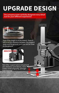 Nhiệm vụ nặng nề gạch san lấp mặt bằng công cụ kim loại chiều cao điều chỉnh cho sàn Tủ cửa cài đặt và tường gạch làm việc - Product Image 5