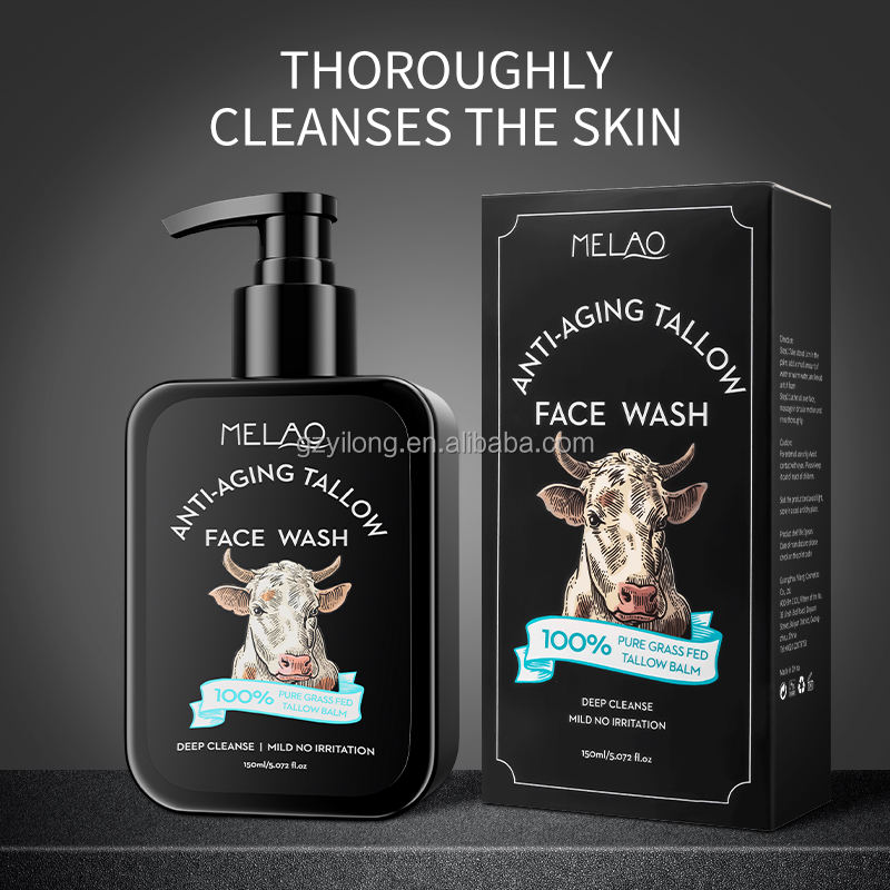 Lavage du visage de suive