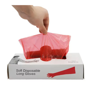 Vagins artificiels de longs gants jetables vétérinaires imperméables pour des chevaux - Product Image 3