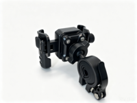 Support de téléphone pour vélo antichoc et étanche en ABS+silicone, rotation à 360°, verrouillage à une touche, pour vélo électrique, moto, téléphone universel