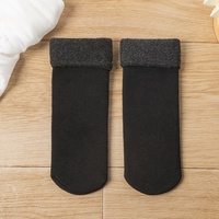 Chaussettes d'hiver chaudes en polaire épaisse sans couture pour enfants, vente en gros
