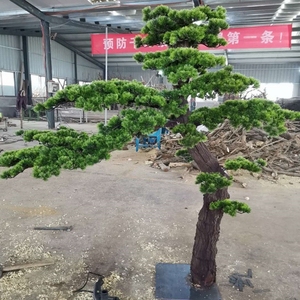 Cây thông nhân tạo lớn, giả, xanh, dùng trang trí ngoài trời và trong nhà, làm vật trang trí trung tâm cho khu vườn - Product Image 6