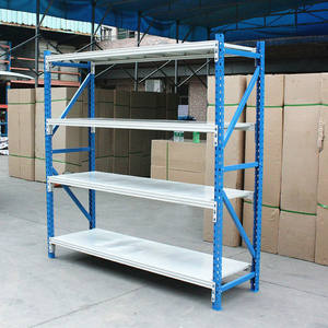 האיכות הטובה ביותר עם מחיר תחרותי מתכווננת פלדה מדפים אחסון למדפים מחסן - Product Image 2