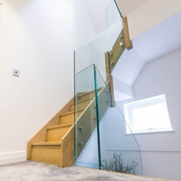 Verre feuilleté courbé pour balcon d'entrepôt et mur-rideau solaire