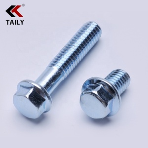 M5 M6 M8 M10 M12 M16 Lớp 4.8 8.8 10.9 12.9 Hình Lục Giác Nylon Vá Bu Lông Nhiệm Vụ Nặng Nề <span class=keywords><strong>Hex</strong></span> Mặt Bích Bu Lông - Product Image 6