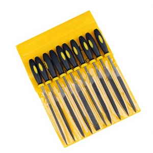 Mini jeu de limes plates assorties pour l'affûtage du bois, de l'acier et du métal, limes plates fines - Product Image 2