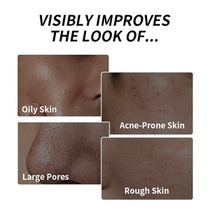 Nettoyant <span class=keywords><strong>Visage</strong></span> à la Glace et au Sable pour Hommes 4 en 1 Contrôle du Sébum Acné Niacinamide Réducteur de Pores Exfoliant Rasage Hydratant Nettoyant Doux - Product Image 6