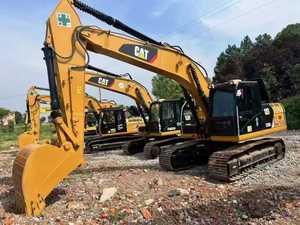 Excavatrices Caterpillar 320 d'occasion certifiées CE, 20T, peu d'heures de fonctionnement, avec accessoires : pince et bêche. - Product Image 3