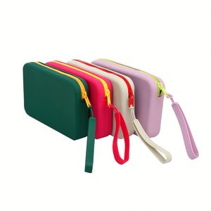 Bolsa de almacenamiento de cosméticos para viaje, multiusos, de gran capacidad, para exteriores, para artículos de tocador, toallas sanitarias, 23 cm x 14 cm x 4,5 cm - Product Image 1