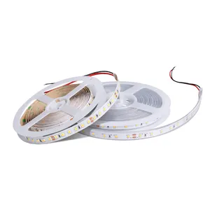 Panjang Seumur Hidup SMD2835 120Leds Satu Meter DC12V DC24V IP20 Tidak Tahan Air Led Strip untuk Pencahayaan Dalam Ruangan 5M Roll Led Strip Cahaya