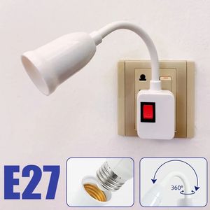 Portalámparas giratorio con interruptor, enchufe E27, compatible con enchufes EU y US. - Product Image 2