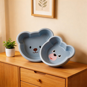 Lavabo en plastique pour enfants, grande capacité, forme irrégulière, pour salle de bain et cuisine - Product Image 3