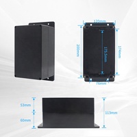Boîtier Électrique Étanche Intérieur avec Oreilles de Fixation 100*68*50mm IP65, Boîte de Jonction Électronique Extérieure en ABS