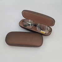 Étui à lunettes rigide en métal personnalisé avec logo, boîte de rangement pour lunettes en fer, étui optique portable