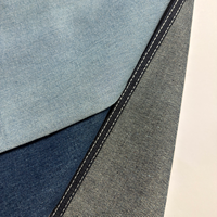 Tissu denim économique 12 OZ, lourd, non extensible, mélange viscose, en rouleaux, pour pantalons décontractés pour hommes