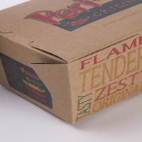 Großhandel Einweg Recycelbare Braune Kraftpapier Takeaway-Lunchboxen für Sushi, Salat, Brathähnchen & Gebratenes Bento