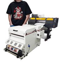 Imprimante jet d'encre DTF de type séparé, imprimante directe sur film avec secoueur de poudre indépendant pour T-shirts et sweats à capuche