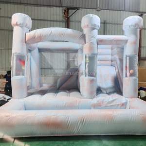 บ้านเป่าลมรูปปราสาทเด้งลูกโป่ง<span class=keywords><strong>เด้ง</strong></span>ดีไซน์ป๊อปบ้านเป่าลมพร้อมสไลเดอร์และบอลสระว่ายน้ำสำหรับเช่างานปาร์ตี้ - Product Image 4