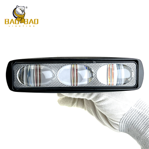 Feux de signalisation rouges BAOBAO 30 Watts 24V 3570 puces en aluminium étanches pour pare-chocs avant et feux d'avertissement pour chariots élévateurs - Product Image 1