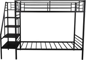 Lit de dortoir d'étudiant lit en fer multifonctionnel lit haut et bas de haute qualité et joli look - Product Image 3