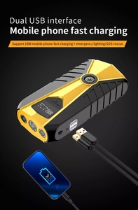<span class=keywords><strong>Démarreur</strong></span> <span class=keywords><strong>de</strong></span> voiture 26000mAh Mobile Power Portable Car Battery Booster Charger 12V Starter Essence Diesel Car Jump Starter - Product Image 6